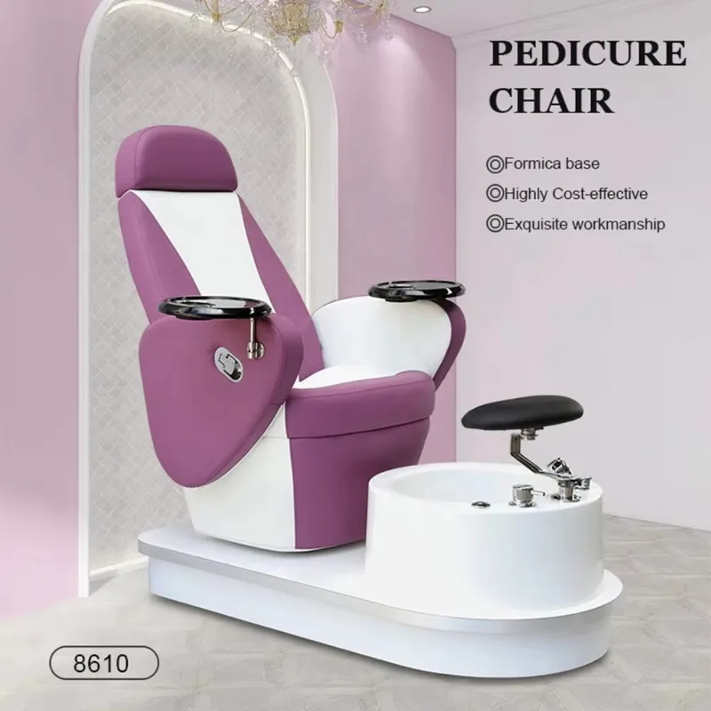 Professional Luxury Modern Beauty Nail Furniture Electric Pipeless Whirlpool Foot Spa Pedicure Chair