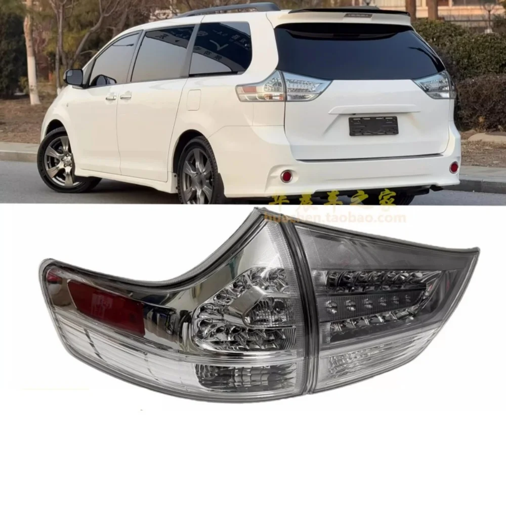 Taillight for Toyota Sienna convert white background rear lid lamp Turn signal Brake Light