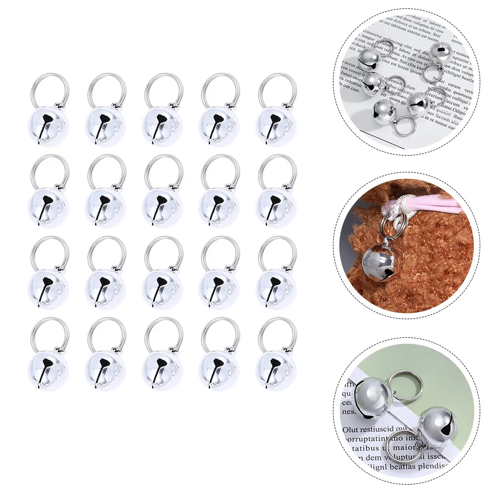 

20Pcs 12mm Copper Bells DIY Christmas Tree Ornaments for Home Office Decor DIY Bell Christmas Bell Pet Collar Bells