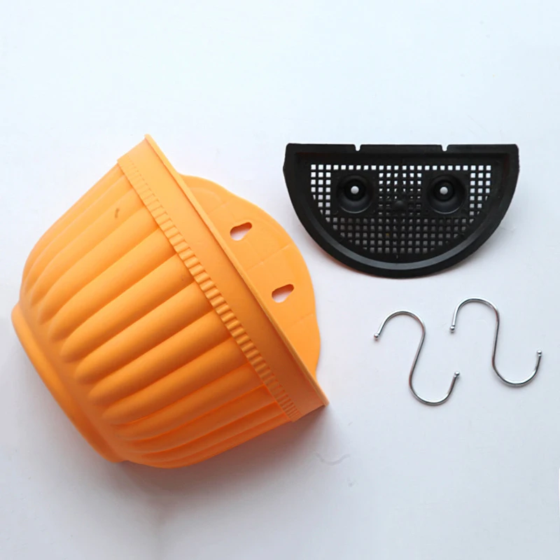 

Цветочный горшок Изысканный настенный пластиковый настенный подвесной корзина Цветочный горшок для наружного сада Балконное ведро для цветов Домашний декор