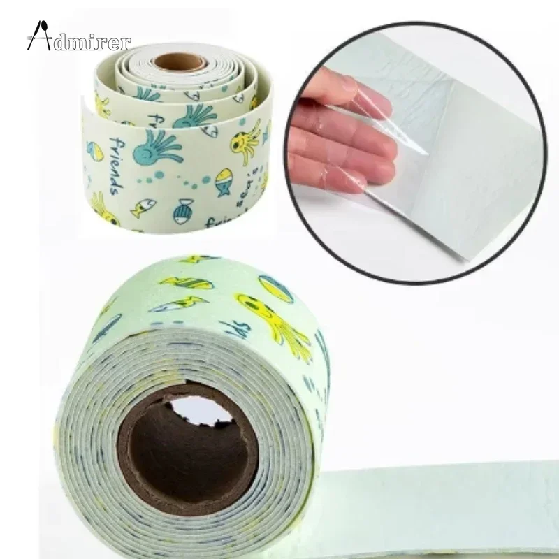 Self-adhesive Sink Tape Kitchen Waterproof Sticker Window Glass Moisture-absorbing Sticker Bathroom Toilet Non-woven Fabric Tape