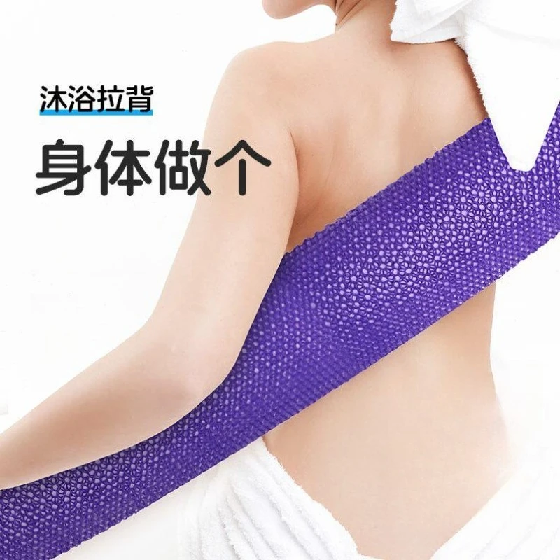For Antibacterial Bath Towel, Face Wash Female Universal Soft Back Honeycomb Massage Design Bath