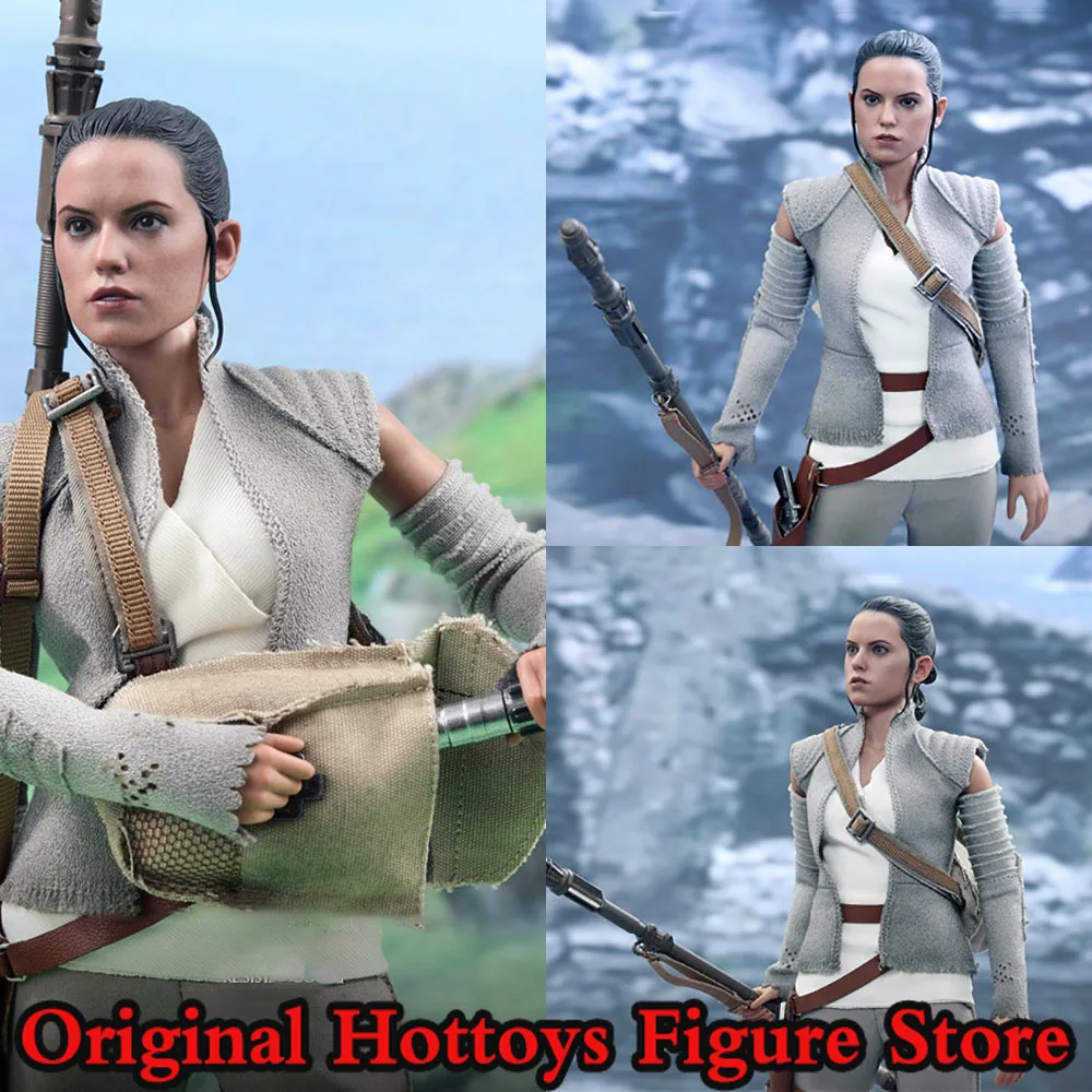 HOTTOYS HT MMS377 1/6 Scale Female Soldier Rey Star Wars：The Force Awakens Resistance Army Full Set 12'' Action Figure Toys