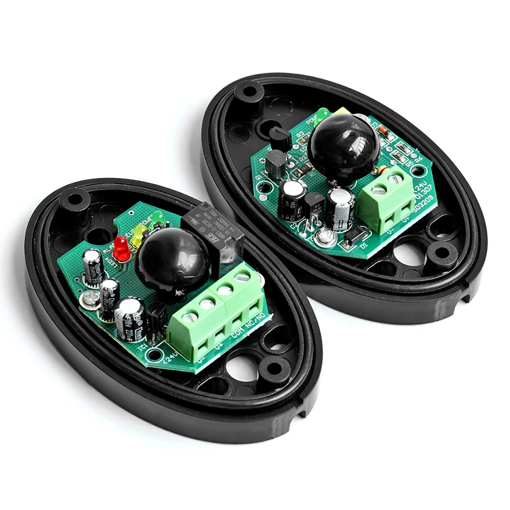 เซ็นเซอร์อินฟราเรดแบบลำแสงเดี่ยวแบบแอคทีฟกันน้ำ 20 เมตร DC12~24V เครื่องตรวจจับสิ่งกีดขวาง เซ็นเซอร์ลำแสงอินฟราเรดแบบแอคทีฟ