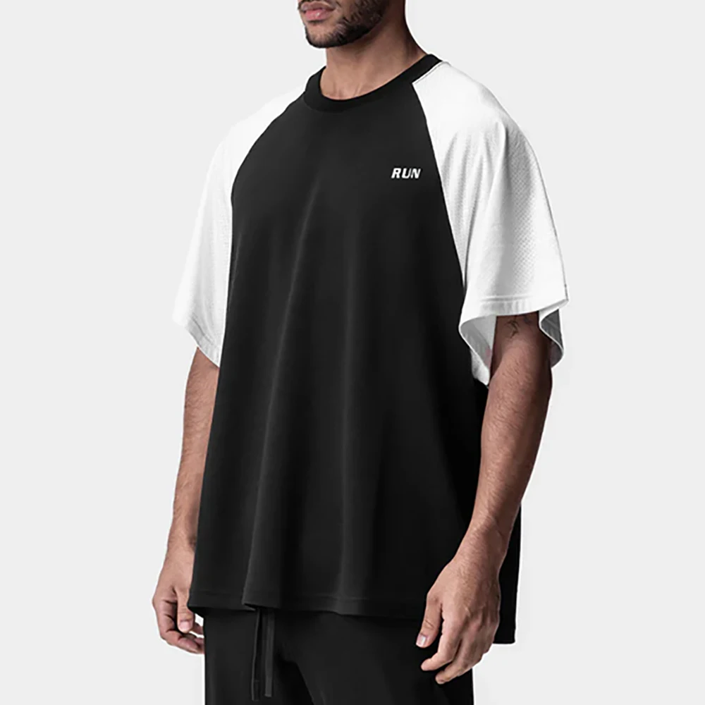 

New Fashion Plain Tops Tees Fitness Mens T Shirt Short Sleeve Muscle Joggers Bodybuilding Tshirt Male Gym Clothes Slim Fit Shirt