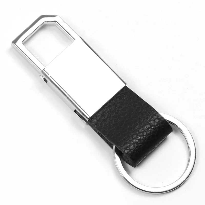 30 قطعة سلسلة المفاتيح المعدنية الشخصية النقش شعار النص الخصر معلقة حامل مفتاح السيارة رمز الاستجابة السريعة المخصص للترويج هدية