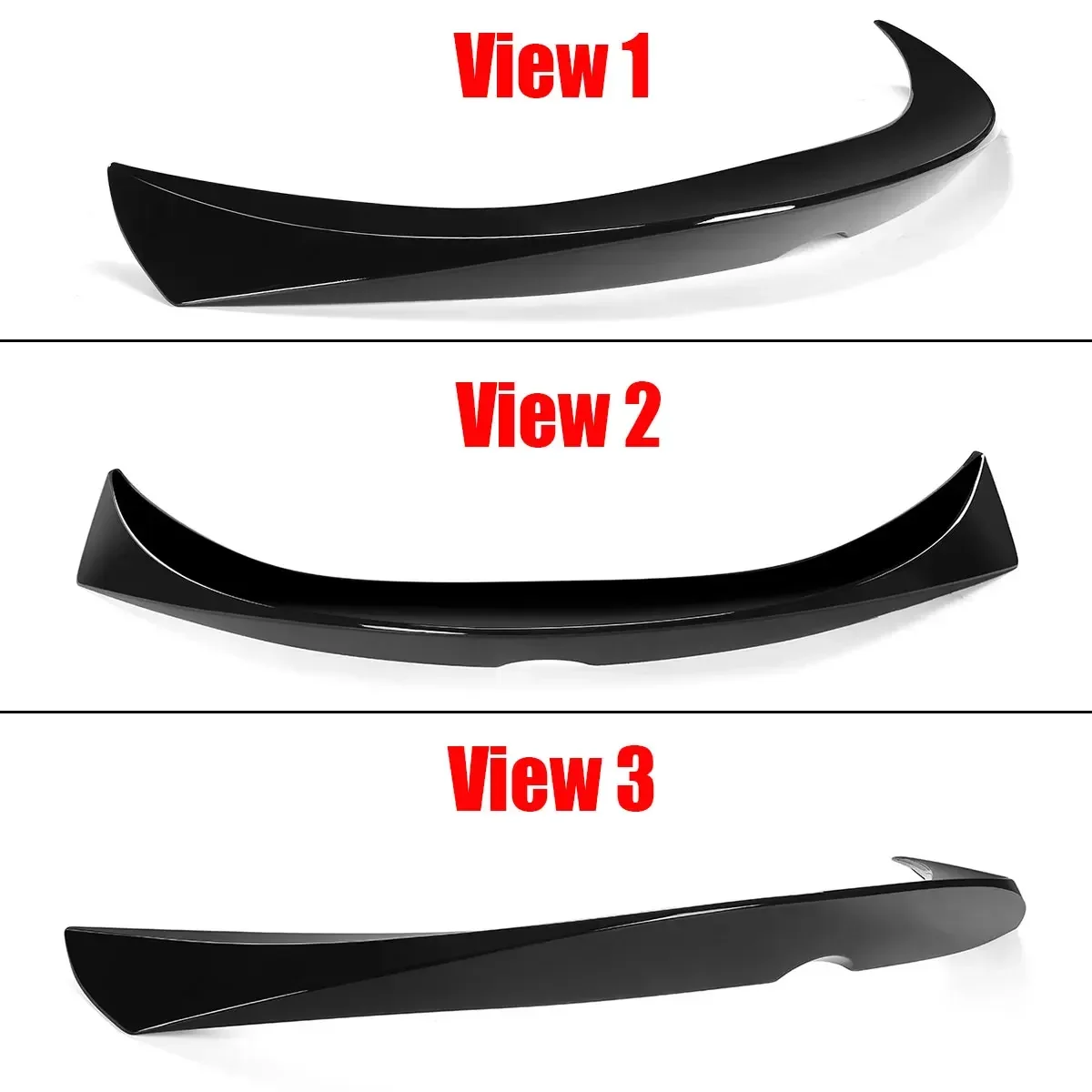 ABS Car  Rear Trunk Mid Spoiler Lip Boot Wing Lip For Toyota Corolla 5 Door Hatchback 2019-2022 Rear Spoiler Wing Lip Extension