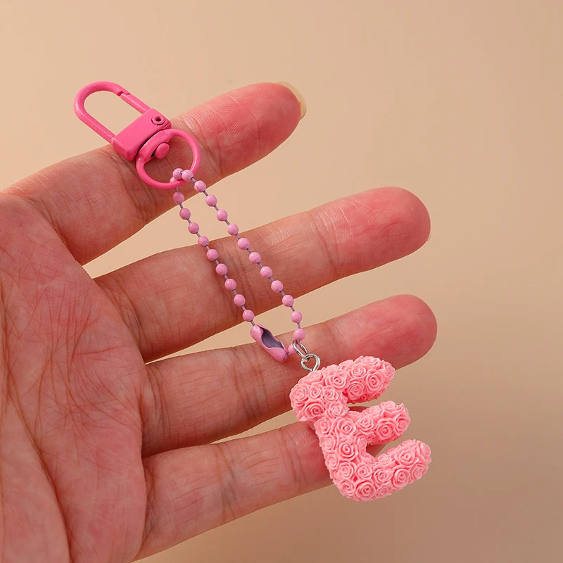 Niedlicher Schlüsselanhänger mit englischen Buchstaben und Glockenmotiv für Damen und Herren, als Auto-Schlüsselhalter, Handtaschenanhänger, Schlüsselring, Accessoire, DIY-Schmuck, Geschenkidee – Detail 22