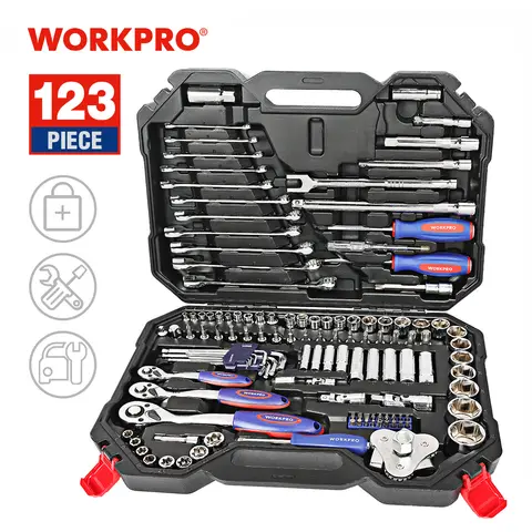 Car Repair Hand Tool Set 14-123 pcs WORKPRO