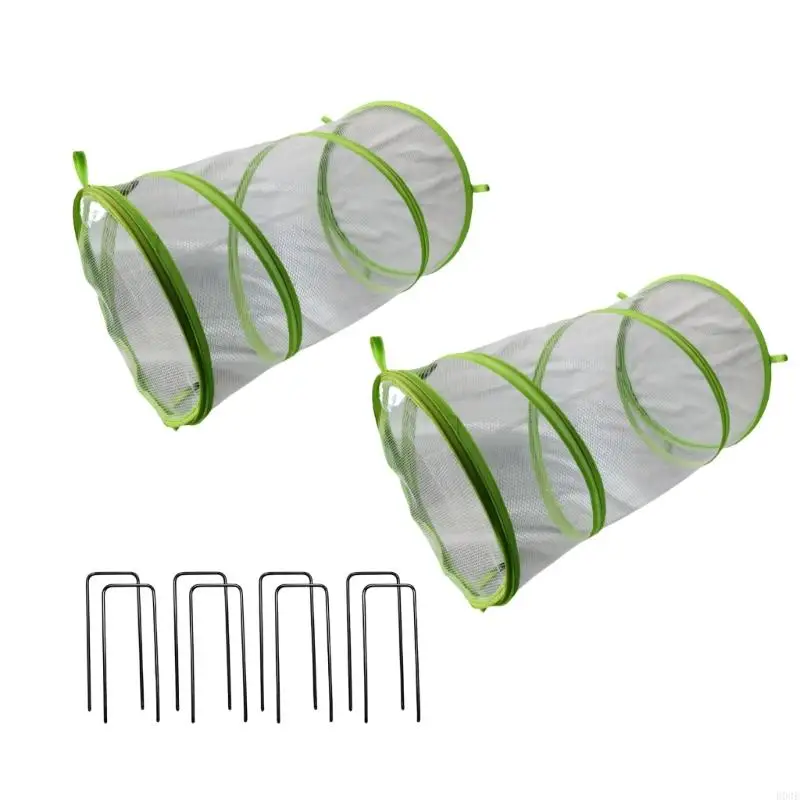 Runde, gesicherte Pflanzenschutzabdeckung, flexible Sichtschutz-Gartenbarriere für die Vegetation Freien B03E – Detail 9