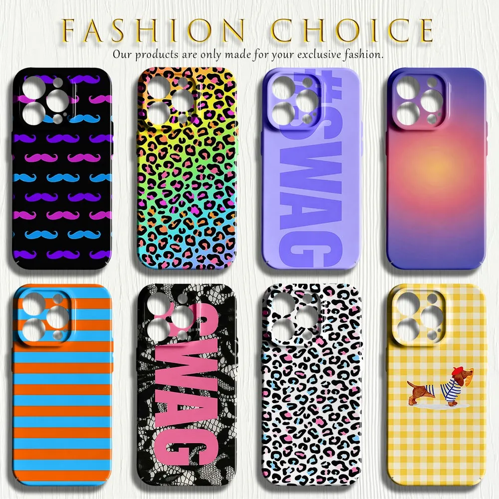 Rainbow Leopard Phone Case for Xiaomi Mi 17T 15T 14T 13 12 12s 9 10 11 Poco C40 M5 X3 F4 NFC Pro 4G 5G Glossy Film Hard PC Cover