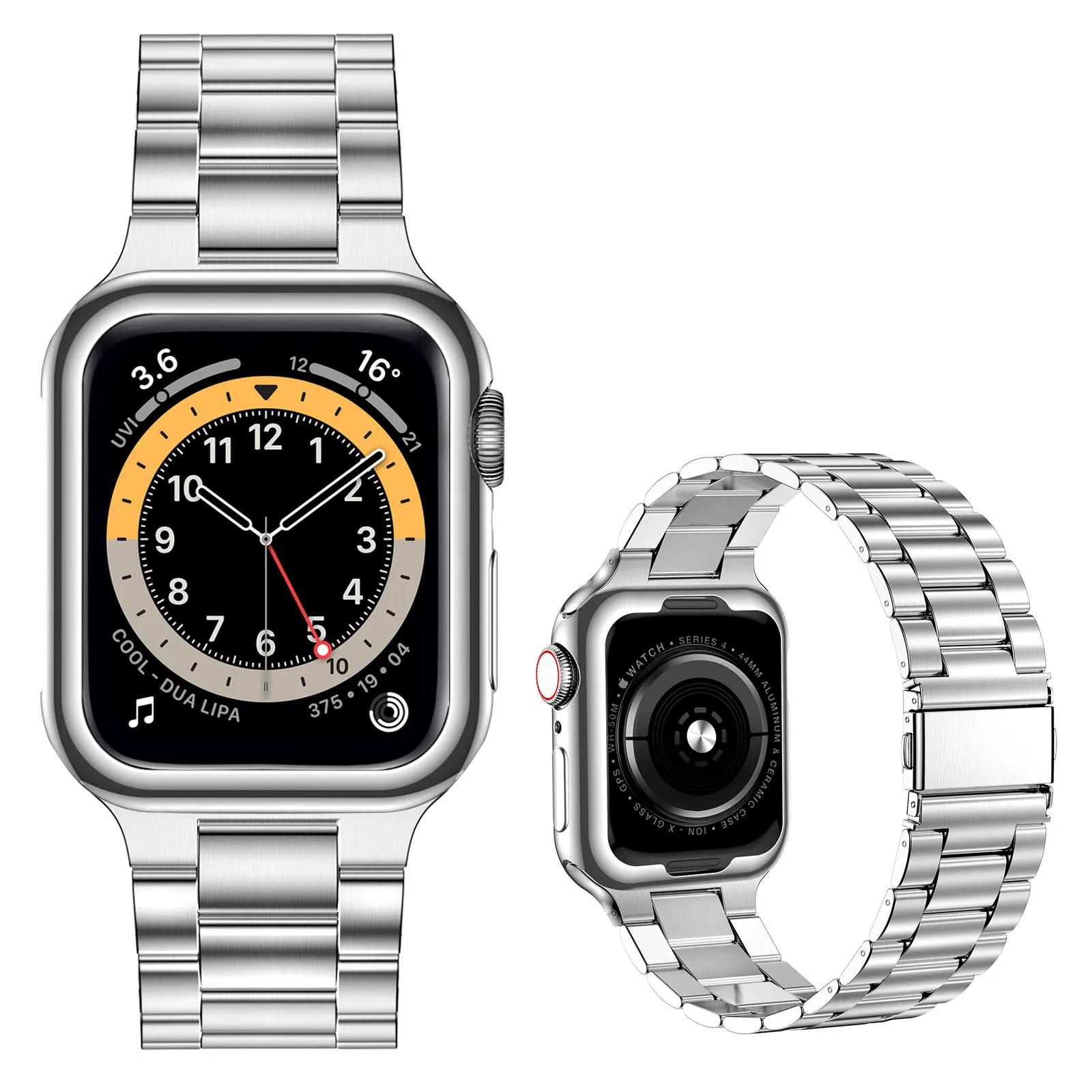 Neues Metallarmband für Apple Watch 12 11 10 46mm 45mm 44mm Edelstahl-Armband IWatch 9 8 7 6 SE 42mm 41mm 40mm 38mm Band – Detail 8