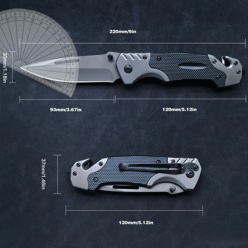 في الهواء الطلق متعددة الأغراض التكتيكية سكينة سرفايفل التخييم سكين للفرد الفولاذ المقاوم للصدأ سكين للفرد المحمولة جيب الدفاع الجيب #3
