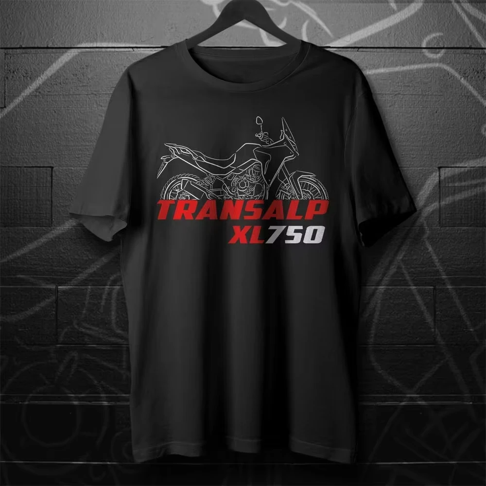 

Новая летняя одежда XL750 Transalp Motorcyclfor Riders, уличная мужская футболка, модные повседневные женские топы высокого качества с круглым вырезом