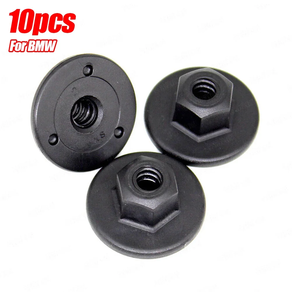 10PcsCar Wheel Arch Liner Splash Guard Clips Chassis Rear Bumper Fender Retainer Auto Fasteners  for BMW X1 X3 X5 X6 Z4