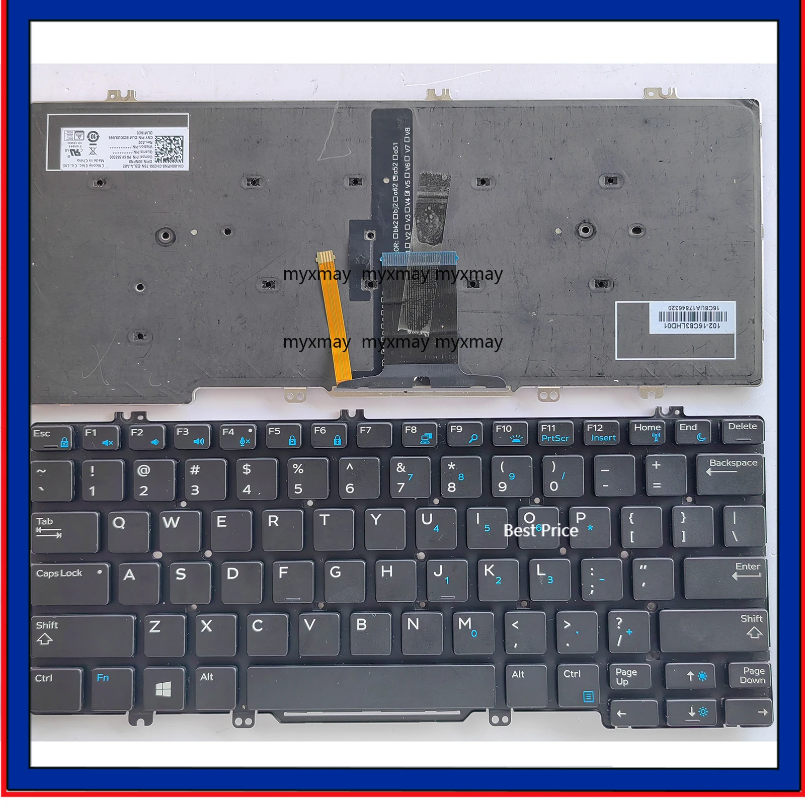 

US RU SP для Dell Latitude 5290 7380 7389 E5280 E5290 E7280 E7290 P27S P28S Клавиатура ноутбука