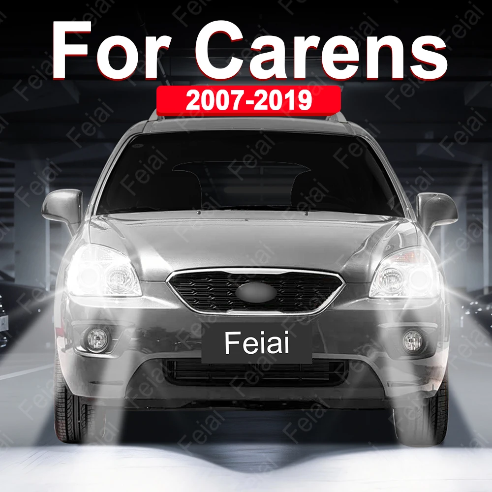 

Светодиодные лампы для фар Kia Carens, аксессуары для автомобильных фар, 2007, 2008, 2009, 2010, 2011, 2012, 2013, 2014, 2015-2019 гг.