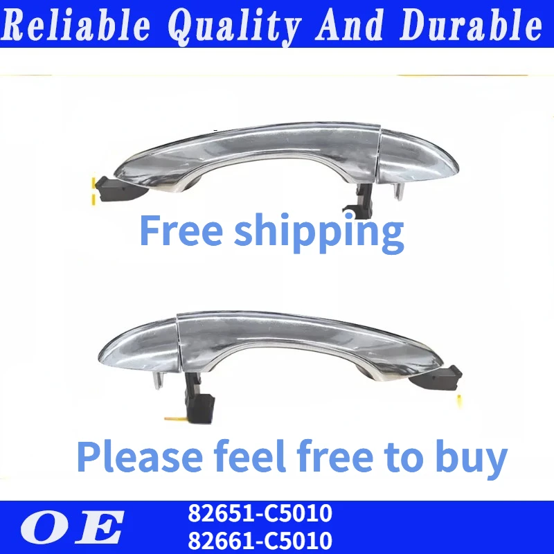 

High quality Chrome Outside Door Handle Front Left or right Passenger For 2016-20 Kia Sorento 82651-C5010 82661-C5010