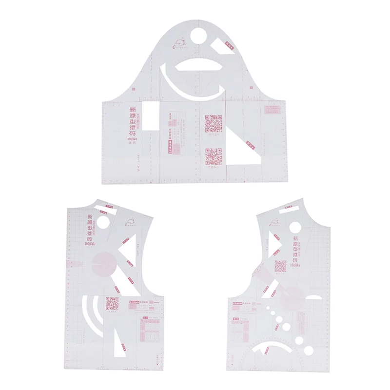 AF91-1:1 Fashion Cloth Design Ruler Crop Mold School Student Teaching Apparel Drawing Template Garment Prototype Ruler