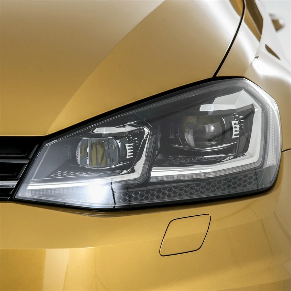 For Volkswagen VW Golf 7.5 2018 2019 2020 Auto Accessory Car Base Head Lamp Shell Headlamp Base Fixing Bracket Lampshade Caps
