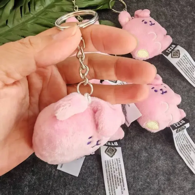 BT21 Ugly and Cute Long Eared Rabbit Plush Pendant Cute Keychain Doll Plush Keychain view 5