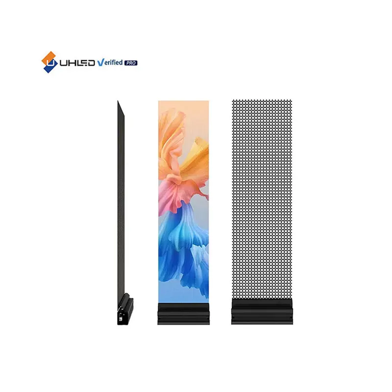 Indoor Transparent P3.9 LED Display Screen Holographic Glass Screen with Integrated LED Driver for Shopping Malls Indoor Use