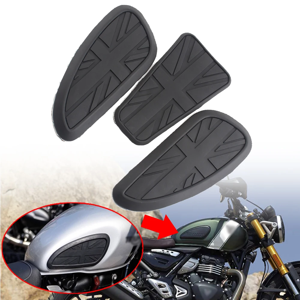 

Motorcycle Accessories Side Tank Decorative Sticker For Speed 400 Scrambler 400X Scrambler400x SPEED400 2024 2025- Fuel Tank Pad