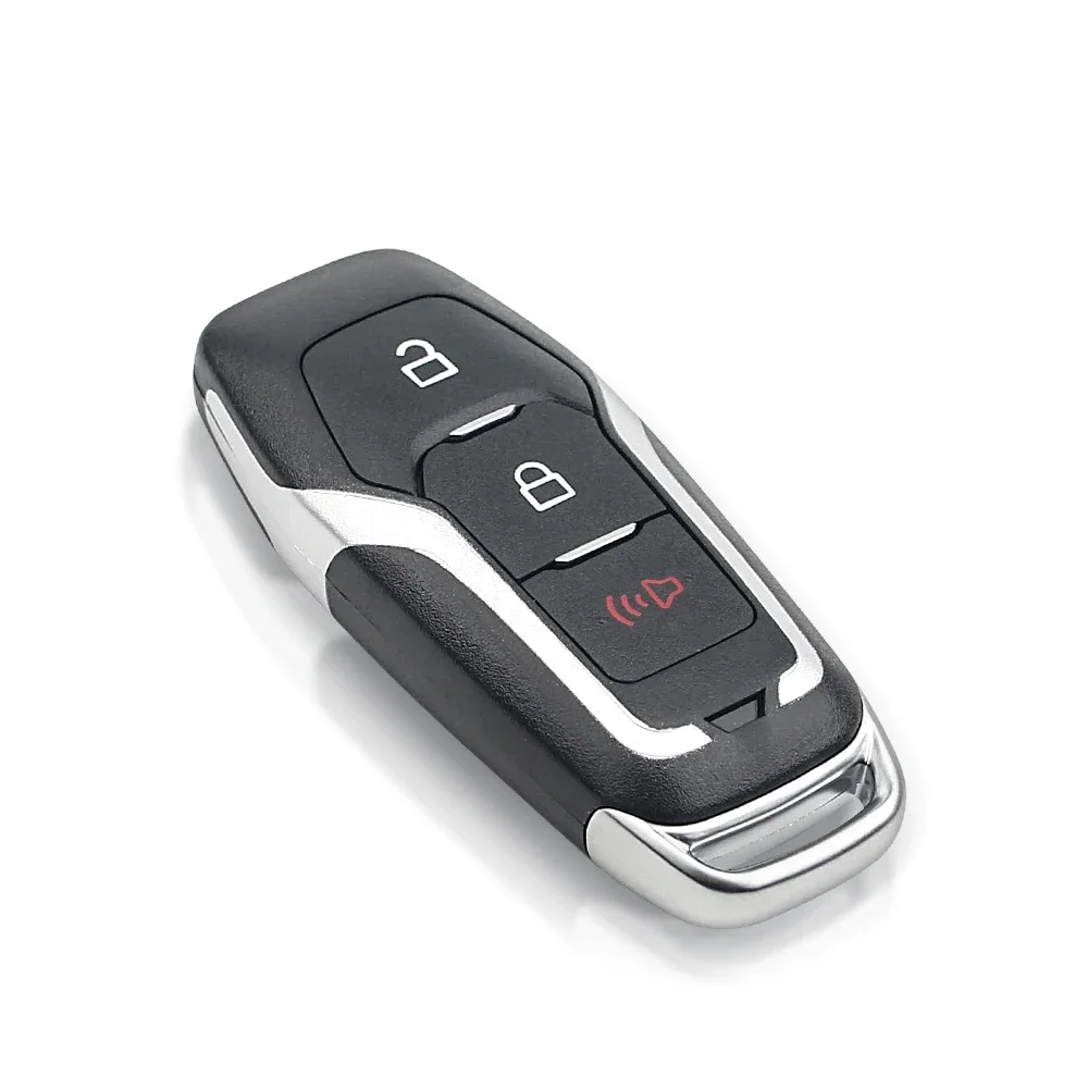 KEYYOU 3/4BNT Zdalny kluczyk samochodowy do Ford Explorer Fusion Edge Mustang M3N-A2C 31243800   ID49 Chip 315 MHz Keyless Go z kartą baterii