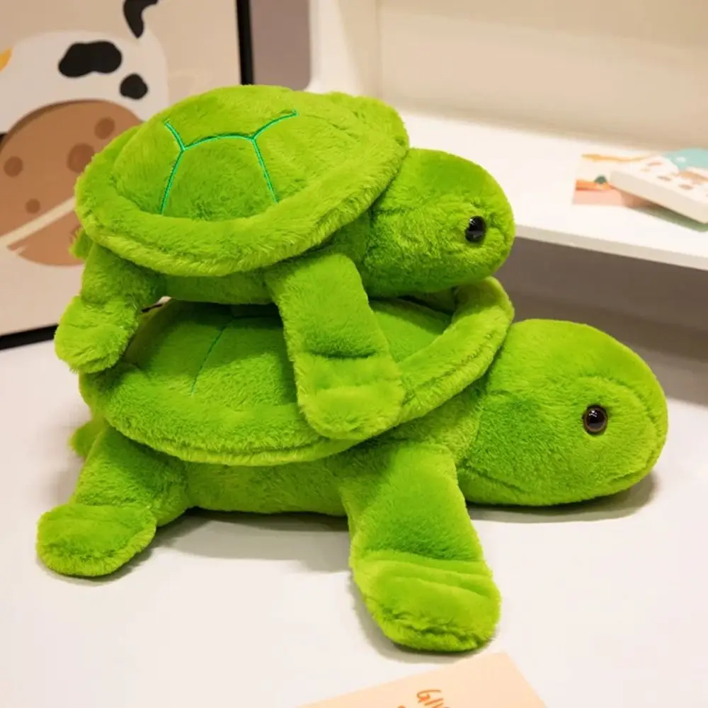 Poupée en peluche tortue arc-en-ciel, Collection moelleuse, tortue verte, jouet en peluche, dessin animé doux, tortue de mer, poupée animale