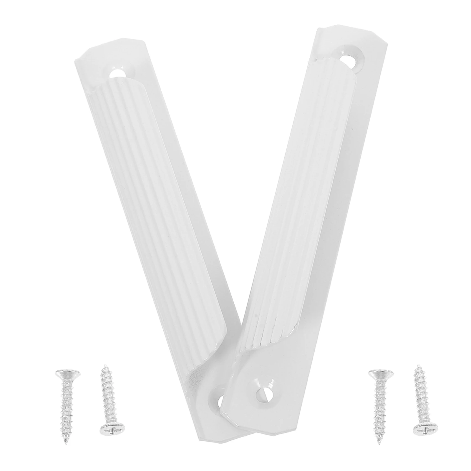 

2Pcs Aluminum Alloy Handle Ergonomic Grip Versatile Use for Doors Windows Cabinets Drawers Wardrobes Home Upgrade