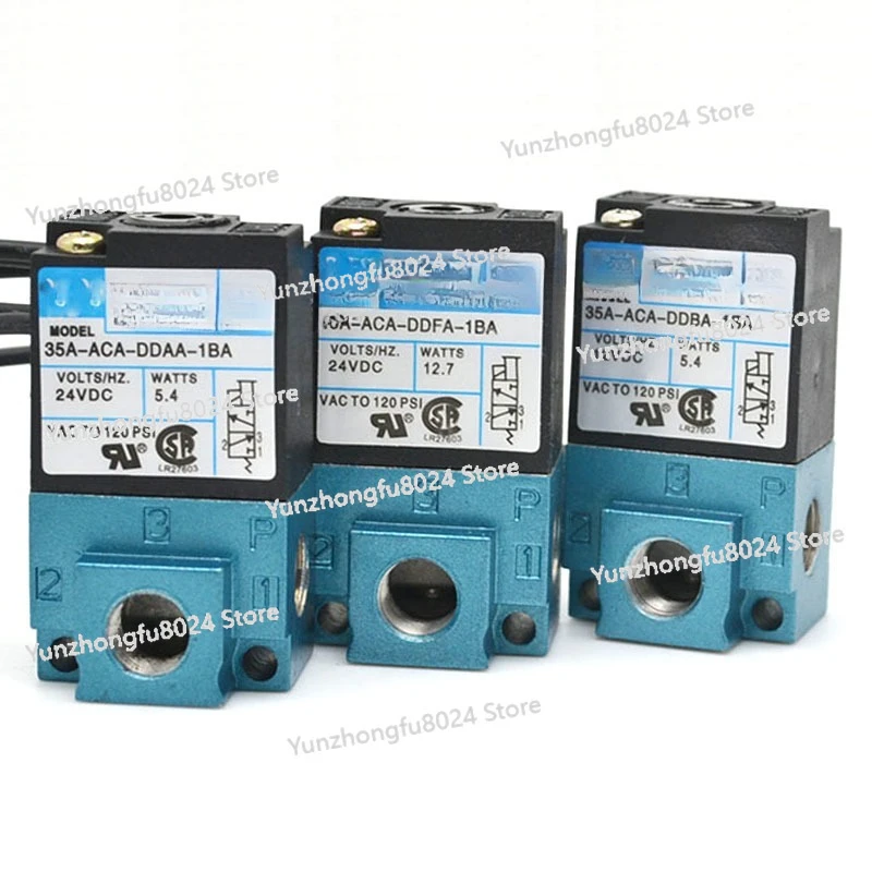 

3 Way Marking Dispensing High Frequency Solenoid Valve Pneumatic 35A-ACA-DDAA-1BA/DDBA/DDFA 1/8 Thread 12V 24V DC