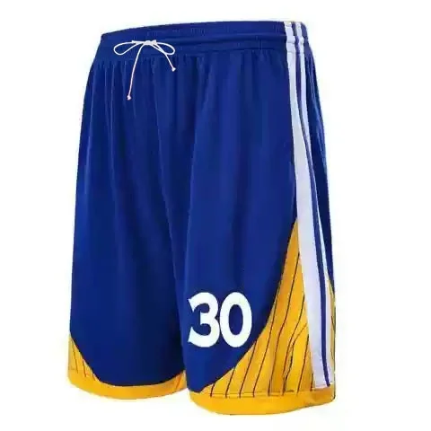 Sommer-Bestseller Herren Vertikaler Stern-Print Seitenstreifen Mesh Basketball-Shorts Schnelltrocknende Weiße Sport-Workout Fünf-Punkt-Shorts – Detail 7