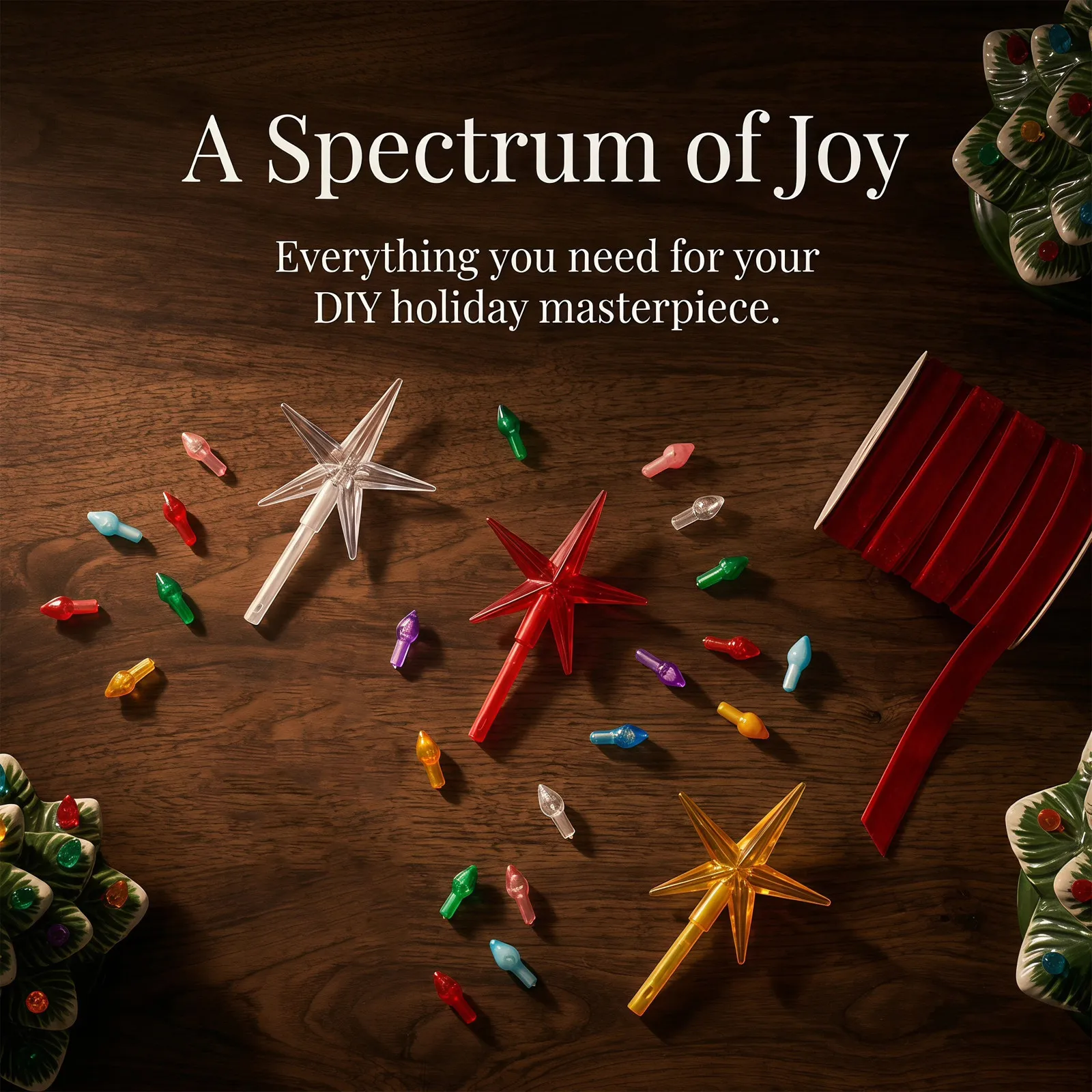103 Peças de Lâmpadas de Cerâm - Star Tree Topper avaliação e preço