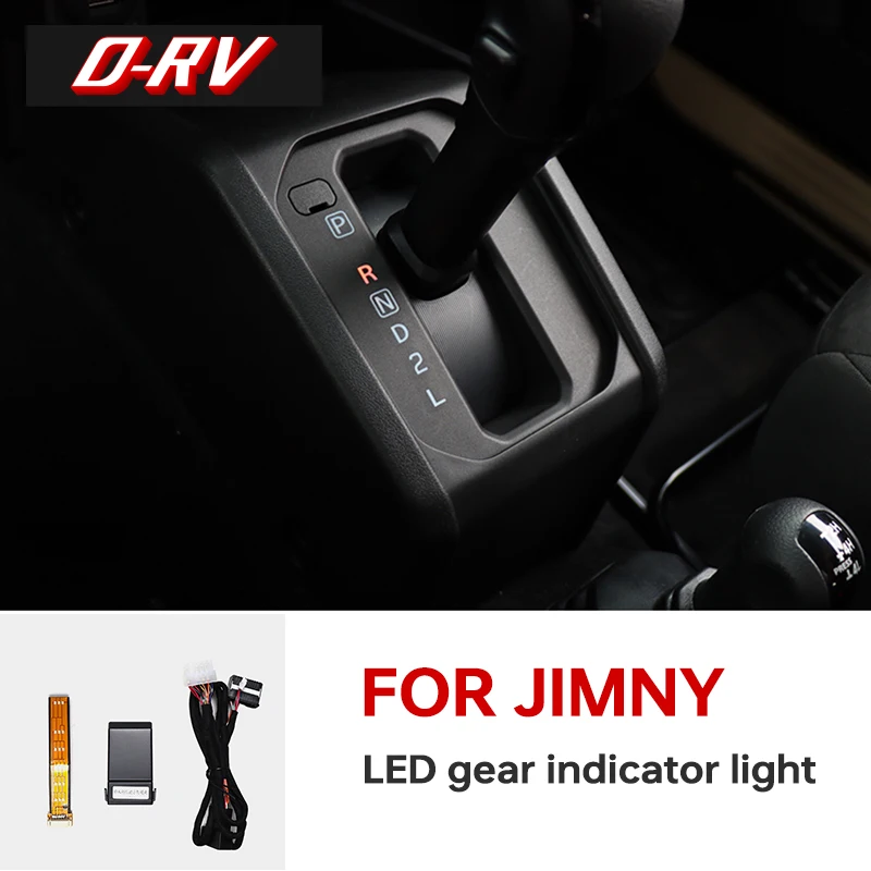 Car gear display light for Suzuki Jimny 2019-2024 Interior Auto Accessories Retrofit Automatic Transmission LED Gear Light