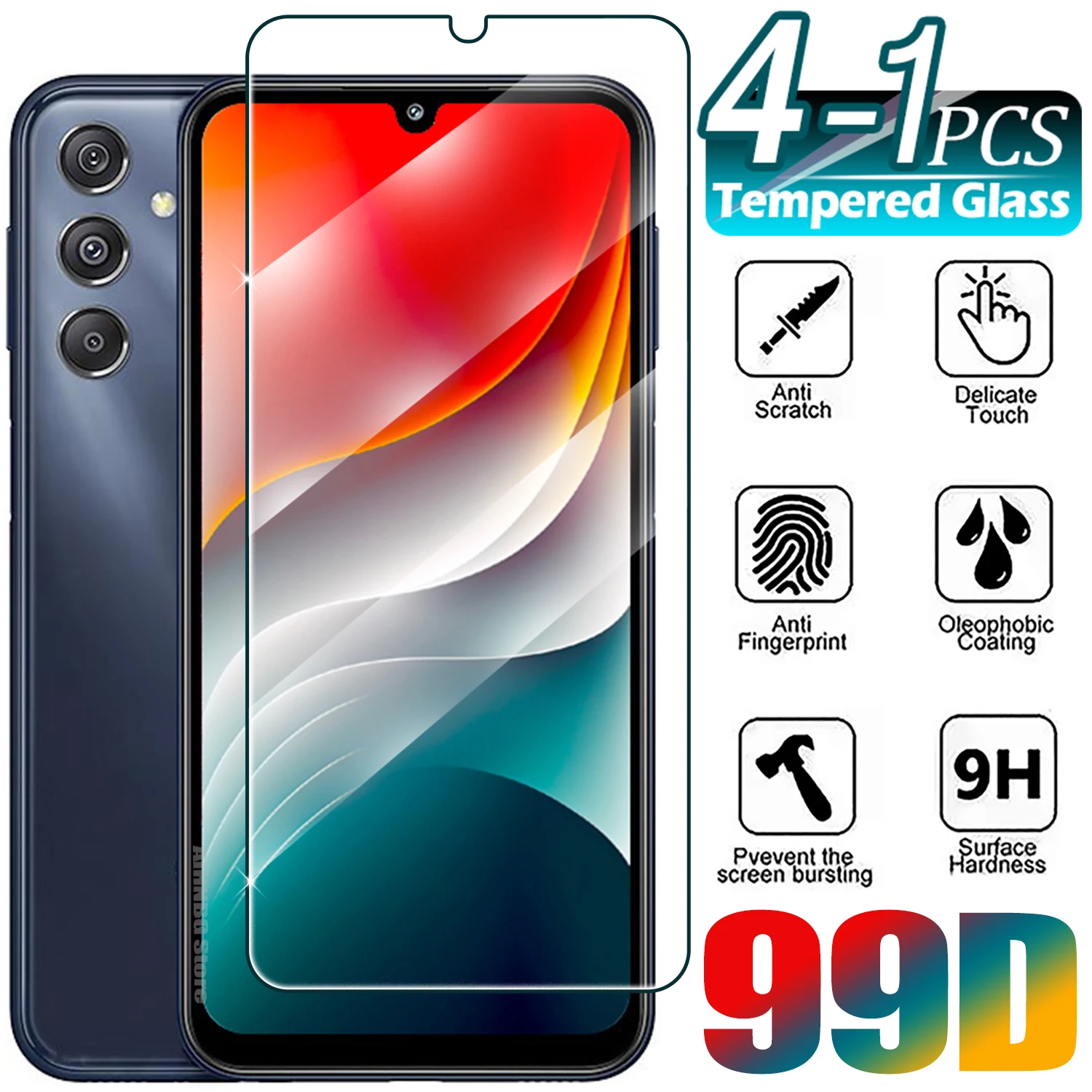 1/4Pcs Tempered Gla…