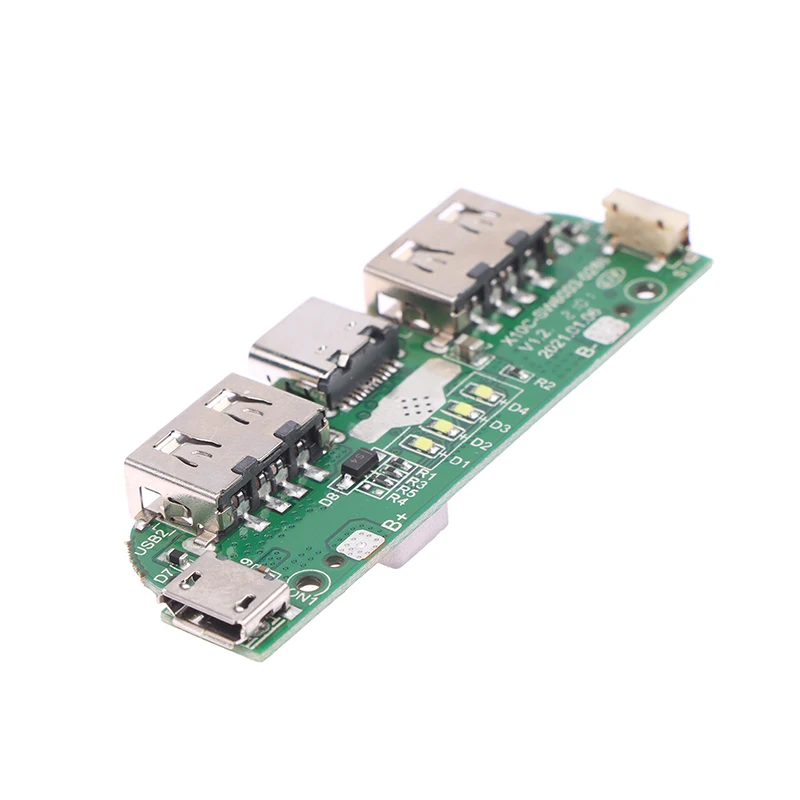 1PCS Type-C Dual USB Battery Charger Board SW6003 Circuit Board Mobile Power Bank DIY Accessories For Phone Tablets