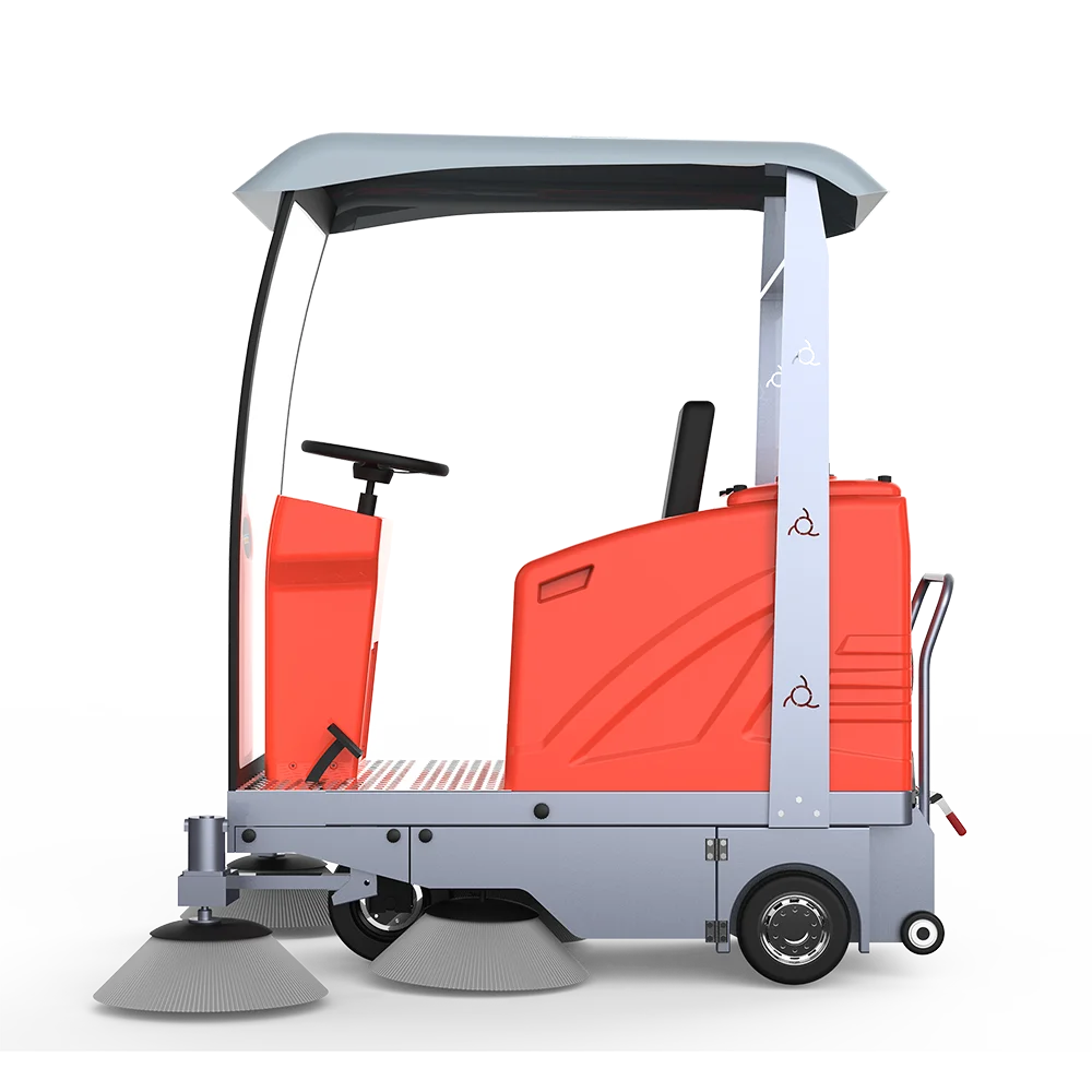 Высококачественный многофункциональный промышленный складский очиститель для пола, скрубберное оборудование, подметальная машина для езды