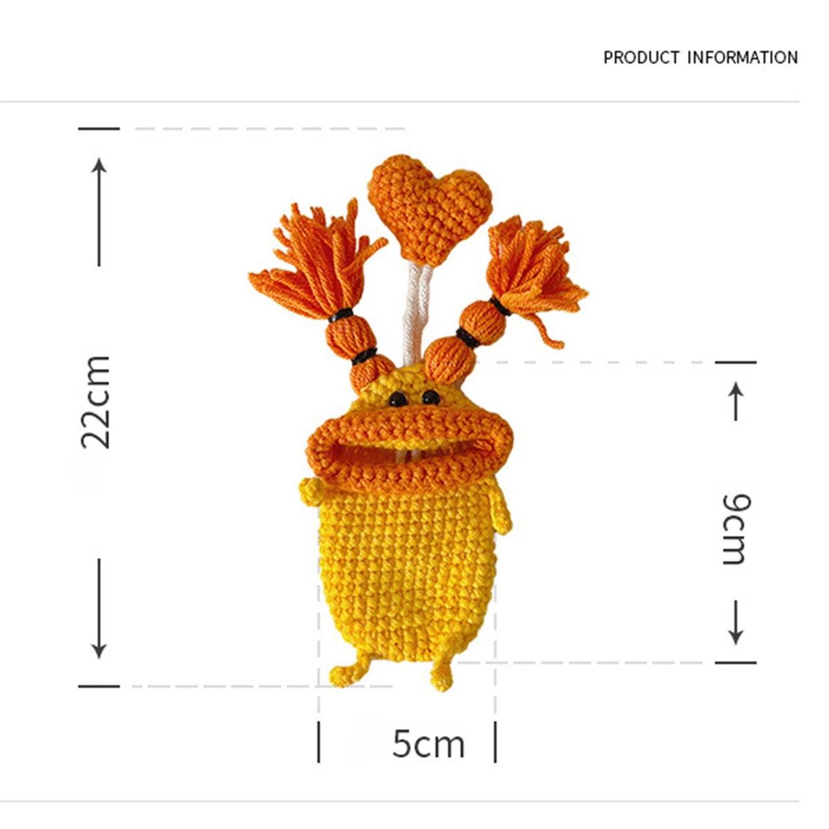 سلسلة مفاتيح على شكل فم سجق كروشيه مصنوعة يدويًا، غطاء مفتاح فم السجق الكرتوني الرائع، حامل سماعة أذن من الصوف الكرتوني اللطيف #2