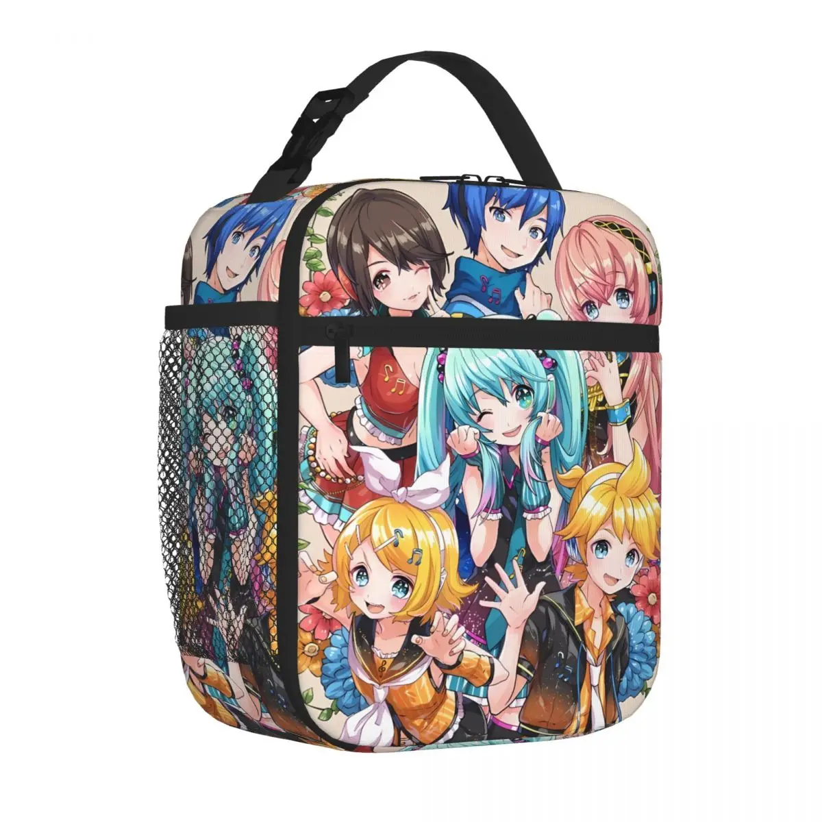 ベストセラー-vocaloid-ポスター-スプライシングカラー-防水ランチバッグ-ジム用-ポストワークアウト-フード収納バッグ