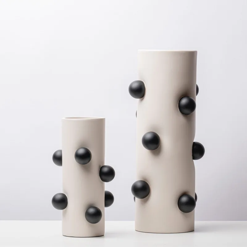 Creative Resin Vase Geometric Ball Vase Floral Arrangement Accessories Terrarium Flower Vase Pot Home Decoration Accessories