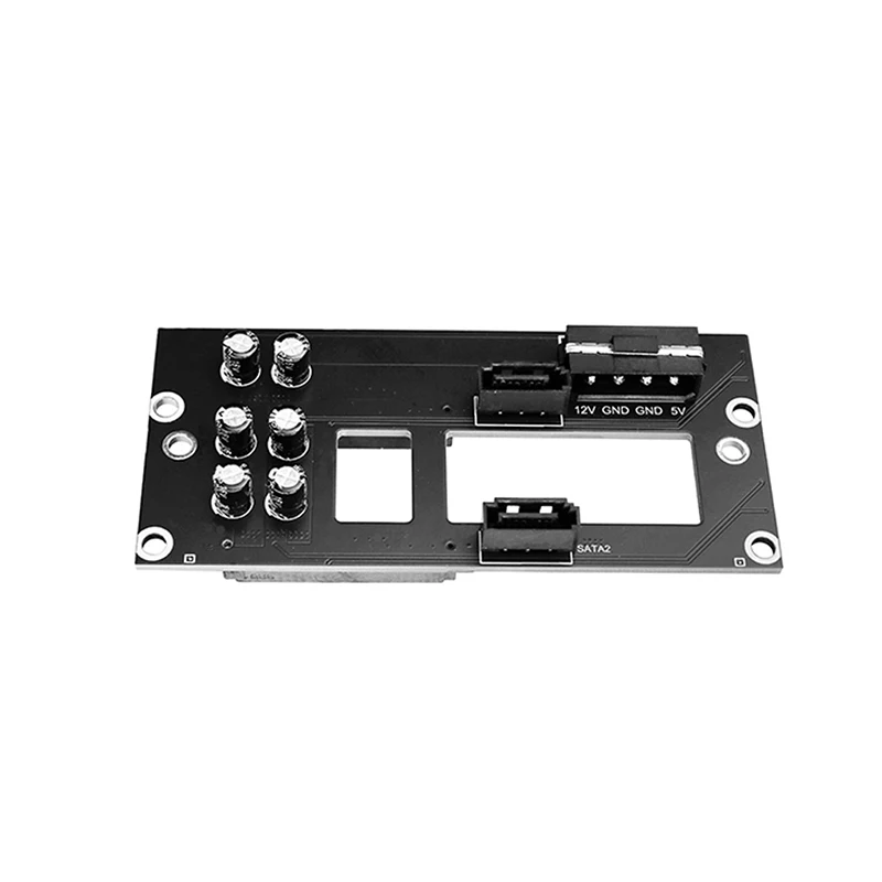 Dual/Triple SATA 2.5/3.5 Inci Hard Drive Backplane NAS Chassis Adaptor Pelat SATA Besar 4D Power Supply Storage Server Backplane