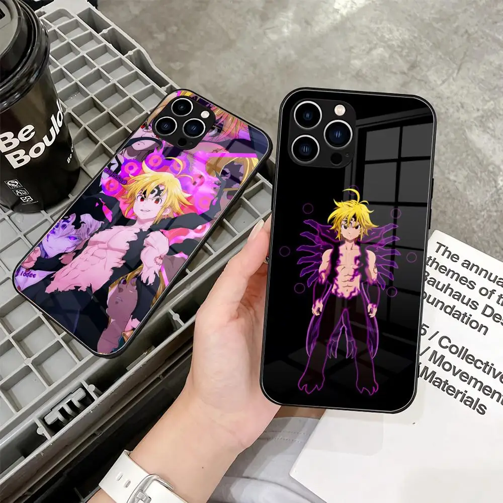 Meliodas Anime Phone Case 2024 new For IPhone 16 15 14 Pro 13 11 12 XR XS MAX 7 8 Plus 13 tempered glass Covers