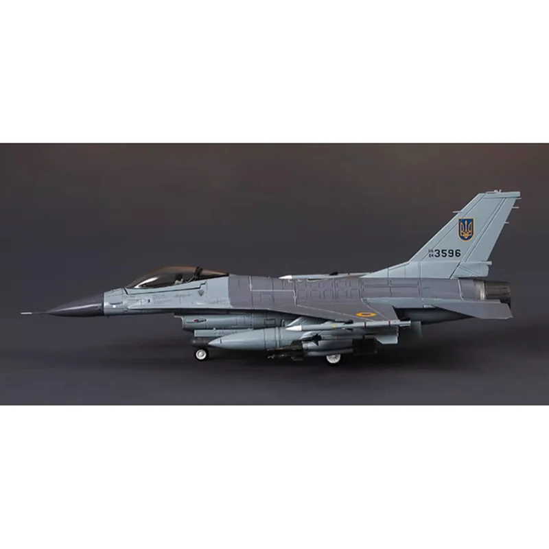 

Diecast 1/72 Scale Ukrainian Air Force F16AM Fighter Model Simulation Alloy Finished Military Model Aircraft Display Collection