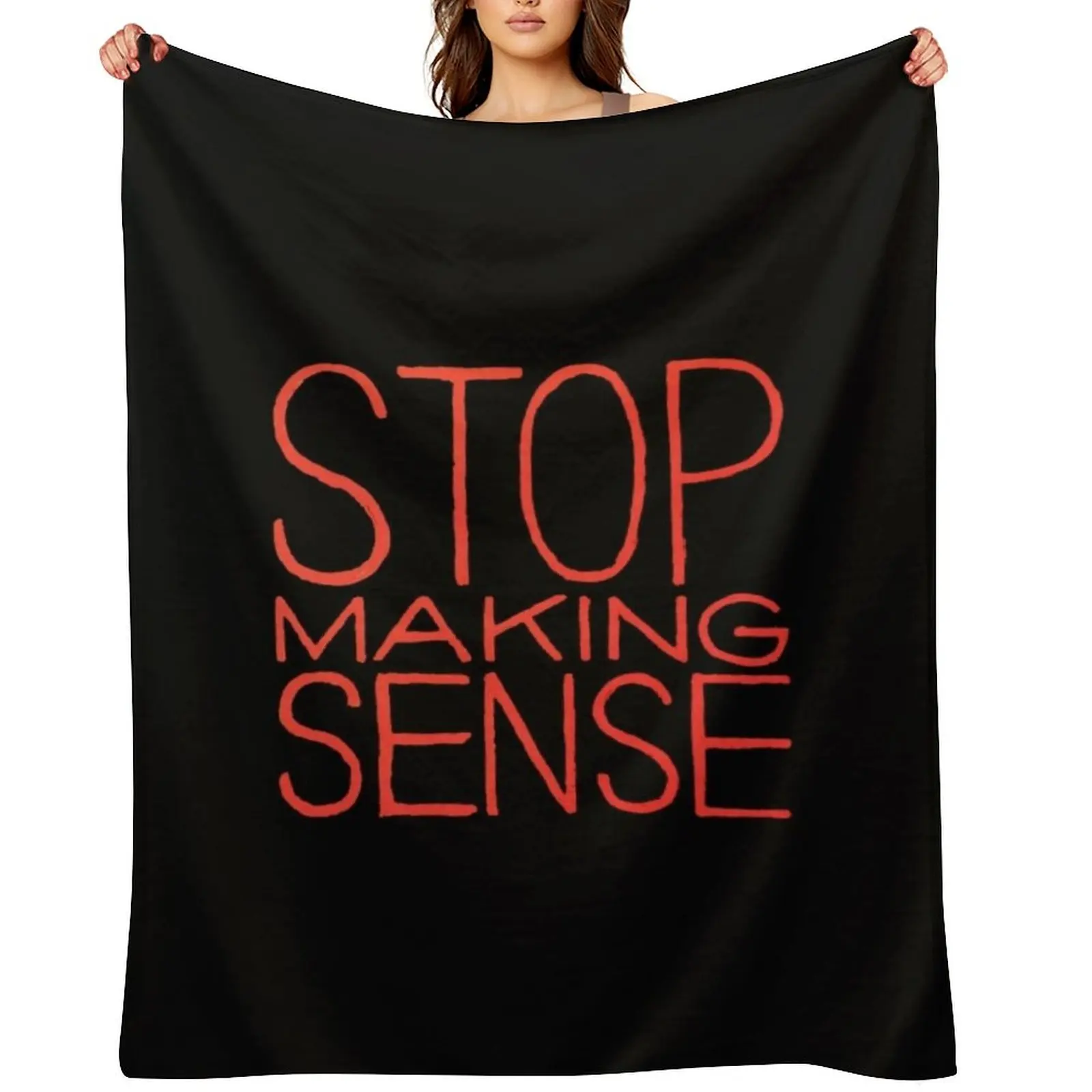 

Stop Making Sense Essentia Throw Blanket Moving warm for winter Cute Luxury Throw Blankets