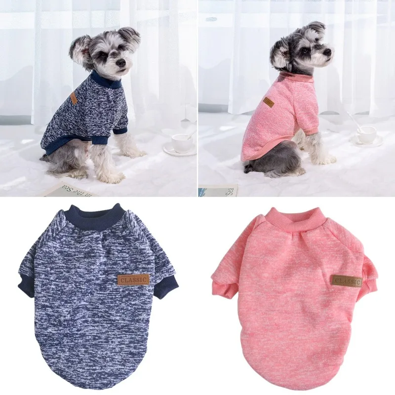 

Winter Dog Clothes for Small Dogs Warm Pet Vest French Bulldog Sweatshirt Puppy Cat Costume Chihuahua Coat Schnauzer Pug Outfits