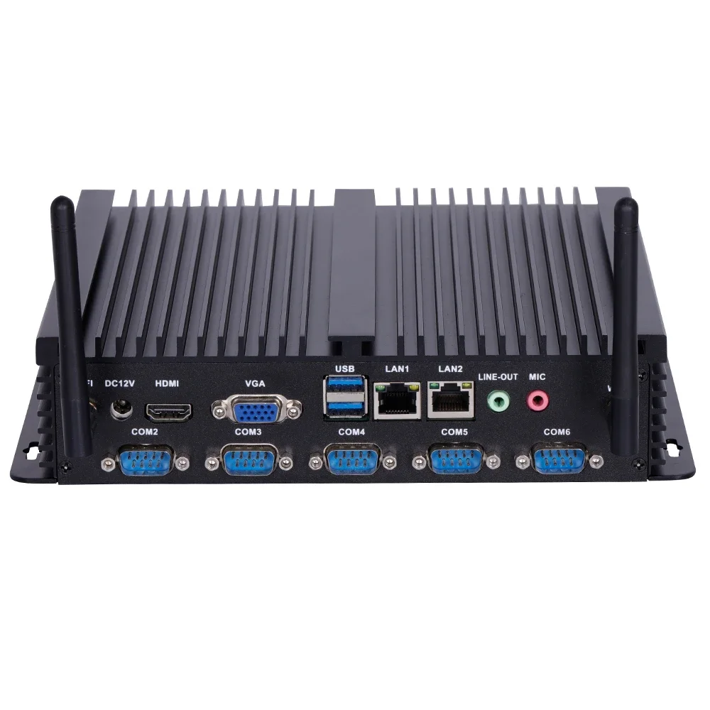 

Embedded Industrial pc china cheap Fanless 6xRS232 and 8xUSB With 1 LPT Port 1037U i3 i5 i7 computer pc