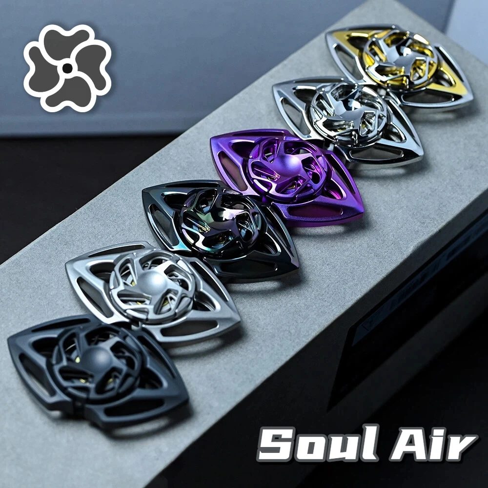 YAN EDC Soul Air Fidget Spinner Fidget Toys For Adults Two-Bladed Fidget Spinner Anxiety Relief Gadgets