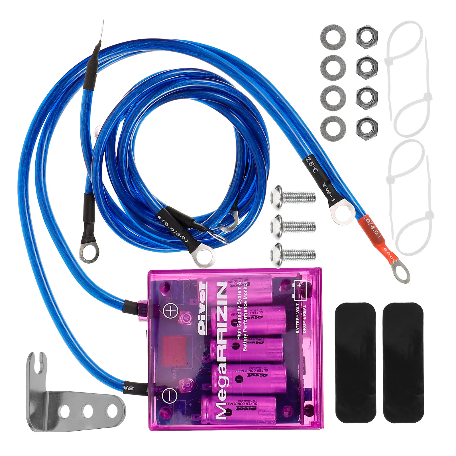 

1 set Digital Voltage Stabilizer Car Truck Universal Electronic Rectifier Real-Time Display Accurate Monitoring 3 for Automotive