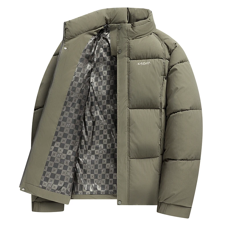Men's Fashion Windbreaker Parka Coat Streetwear Windproof Casual Autumn Winter Jacket Men Clothing Warm Hombre New Male Outdoors