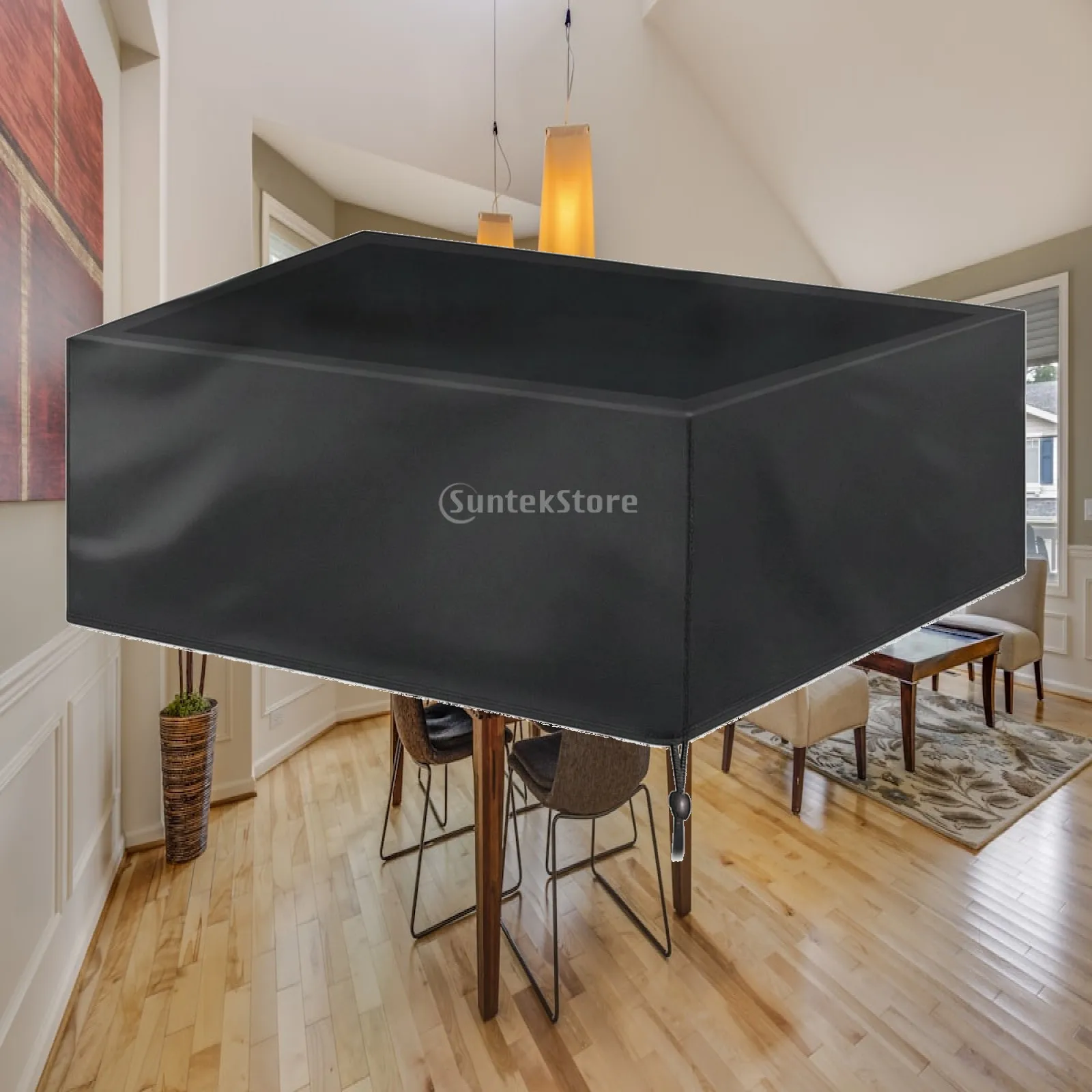 Foosball Table Cover Dustproof Guard Cover with Drawstring Water-Resistant for Game Room, Patio, Garage